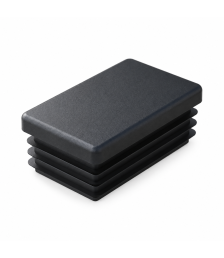 Capac negru pentru stalp de gard 60 x 40 mm